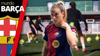 BARÇA | LESIÓN de ALEXIA PUTELLAS  en el entrenamiento previo al derbi RDC ESPANYOL vs FC BARCELONA