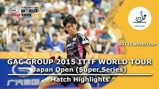 Japan Open 2015 Highlights: Shang Kun Vs Maharu Yoshimura (1/2 Final)