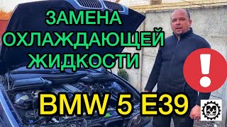 Замена охлаждающей жидкости БМВ Е39 Е34 / Как правильно залить антифриз в систему охлаждения