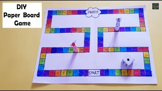 DIY Paper Board Game | How to make a Board Game | Easy Game Making Ideas | @CraftStack ✨