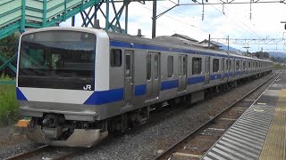 【E531系】JR水戸線 稲田駅からワンマン普通発車