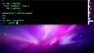 Python 02: Getting Started: the Python Interpreter