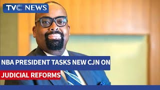 (VIDEO) NBA President Tasks New CJN Justice Ariwoola on Judicial Reforms
