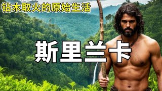 破产后的国家适合旅游吗？斯里兰卡的原始人，他们至今还过着钻木取火的原始生活#旅行 #旅行vlog #带你看世界#云南#大海去旅行