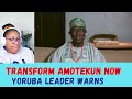 breaking shame to nigerian govt yoruba leader blows hot on arise tv nnamdi kanu reuben abati.