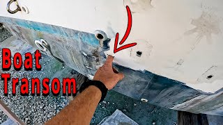 Plugging A HOLE In BOAT!