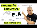 PROGRESSÃO ARITMÉTICA COM 1 QUESTÃO | MENTIRA 😱