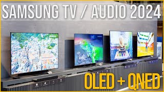 Samsung TV und Soundbar Line-up 2024 (OLED S95D / QLED QN900C)