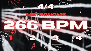 266 BPM - 4/4 Metronome