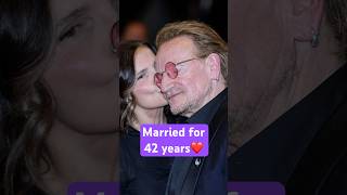 Bono’s secret to 42 years of marriage… 🤫💜 #Bono