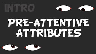 What are Pre-attentive Attributes? - Introduction #dataviz #preattentiveattributes #tableau