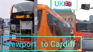 Cardiff to Newport and Newport to Cardiff 2024 🇬🇧 UK