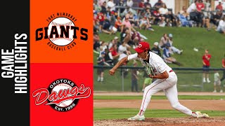 WCBL 2023 - 07/28 - Ft McMurray Giants 3 vs Okotoks Dawgs 0