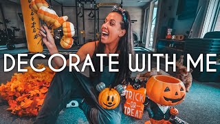 Decorate With Me | Halloween Village , DIY Prep , Cleaning