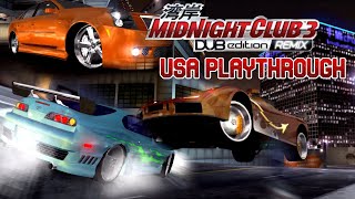 Midnight Club 3: Dub Edition Remix - USA Playthrough