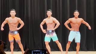 2021 NPC WORLDWIDE × FWJ JAPAN OPEN メンズフィジークノービスファーストチャレンジ 168cm未満の部 予選審査・決勝審査（10月16日 練馬区練馬文化センター）