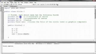Introduction to Classes 4/8 - Circle Class Design