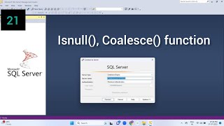 isnull(), coalesce() function in SQL Server | Part -21
