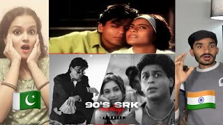 Pak Reacts to 90's SRK Mashup | Amtee | Best Of Shah Rukh Khan | Kuch Kuch Hota Hai | Kal Ho Na Ho