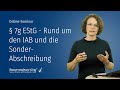 § 7g EStG - Rund um IAB und Sonder-Abschreibung | Vorschau Online-Seminar