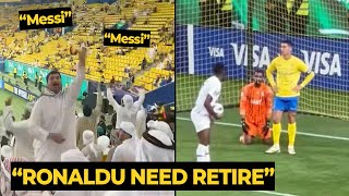 Al Ain fans chanted 'MESSI' again to provoke Ronaldo which ultimately led to Al Nassr's loss