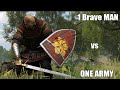 1 Man Army vs 1 Big Army (Satisfying Battle) - Mount&Blade Bannerlord