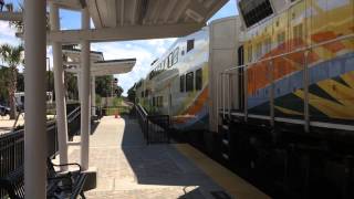 P-319 arriving to debary sunrail station