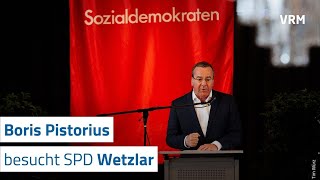 Verteidigungsminister Boris Pistorius in Wetzlar