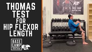 Thomas Test aka Hip Flexor Length ASSESSMENT