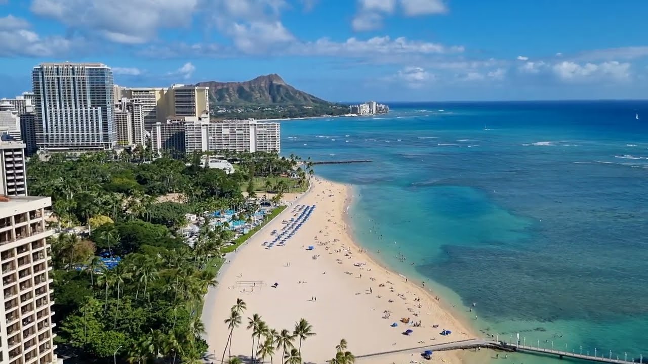 Rainbow Tower Ocean Front Room 2609 Hilton Hawaiian Village - YouTube