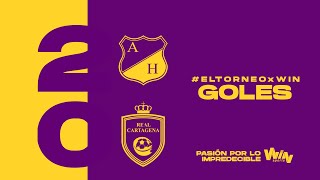Huila vs. Real Cartagena (goles) | Torneo BetPlay Dimayor 2024 -1 | Cuadrangulares - Fecha 4