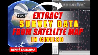 Extracting Survey Data from Satellite Map