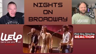 FIRST TIME REACTING TO | Bee Gees - "Nights On Broadway" (Live 1975) | REACTION