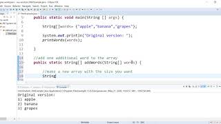 Adding Elements to an Array in Java