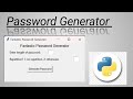 Random Password Generator using tkinter in python || #pythonprogramming #pythontutorial