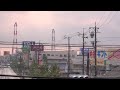 三重県四日市市の笹川道路を海側を向いて撮影　2012年9月