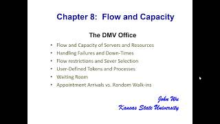 IMSE 643 Chapter 8-1 of SIMIO Workbook - The DMV Office (1/7)