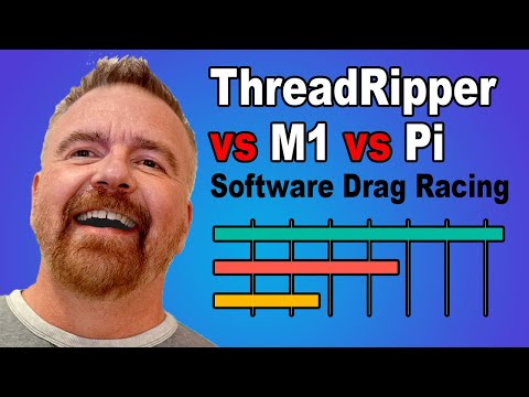 Software de carreras de arrastre: M1 vs ThreadRipper vs Pi