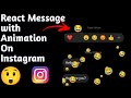 How to React Message with Animation in Instagram 2021 | React DM with special effect in Instagram