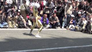 2013 野毛大道芸 ささらほうさら 金粉ショー 2