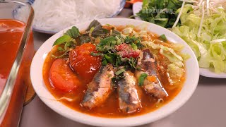 Vermicelli With Canned Sardines For A Quick Meal