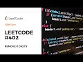 [Leetcode Problem]#402. Remove K Digits