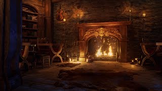 The Eolian Tavern - Medieval Fantasy Inn Ambience (No Music) ☺️🙌🔥
