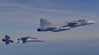 Saab Gripen E vs. F-18 Super Hornet _ Which one is better?