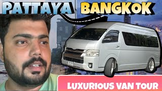 PATTAYA to BANGKOK Road Trip in Luxurious Van | Mommu Panda 🐼