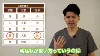 【五行色体表】五労と五臓の関係性｜東洋医学入門