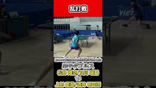 【全日本卓球2024】静かに始まる乱打戦！！【上村慶哉/酒井明日翔vs松島輝空/及川瑞基】#shorts #short #卓球#pingpong