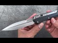 Microtech Glycon OTF Knife- Bayonet Edge