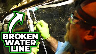 This Under Slab Hot Water Leak Was Costing The Homeowners $$$