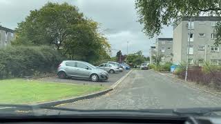 Driving in the West of Scotland - North Carbrain, Cumbernauld - September 2021